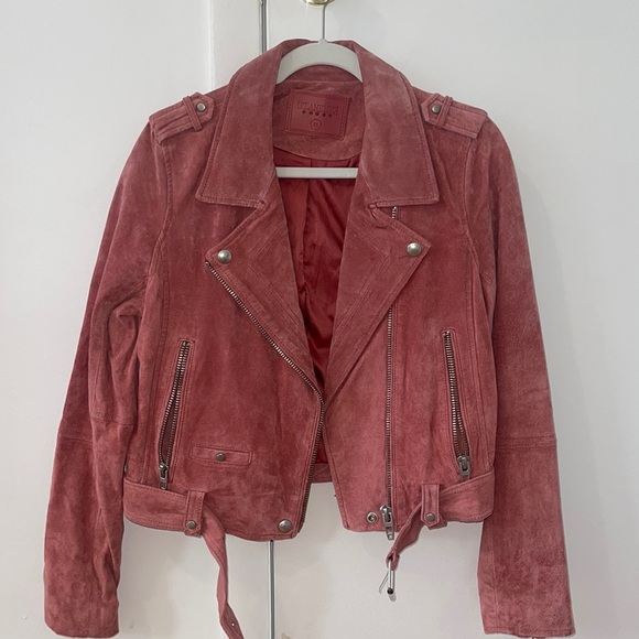 Blank NYC Jackets & Blazers - Blank NYC pink suede jacket